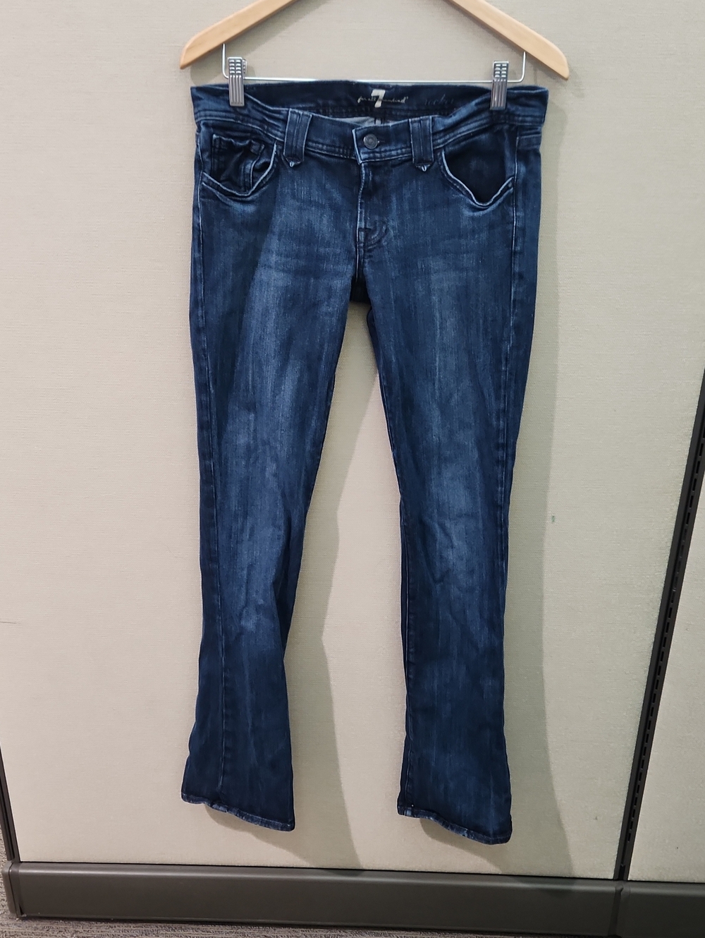 7 For All Mankind Rocker Jeans Size 30 - Picture 2 of 16